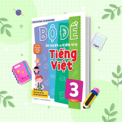 Sách - Bộ Đề Ôn Luyện Và Kiểm Tra Tiếng Việt Lớp 3 - Combo 2 Tập - Megabook