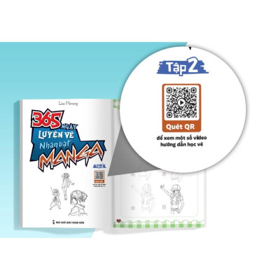Sách - 365 Ngày Luyện Vẽ Nhân Vật Manga - Tập 2 - Megabook