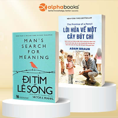 Combo The Promise Of A Pencil - Lời Hứa Về Một Cây Bút Chì (Alpha Books) + Man
