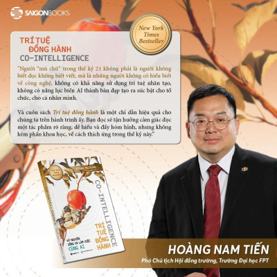 Sách - CO - Intelligence - Trí Tuệ Đồng Hành - Kỉ Nguyên Sống Và Làm Việc Cùng AI - Saigon Books