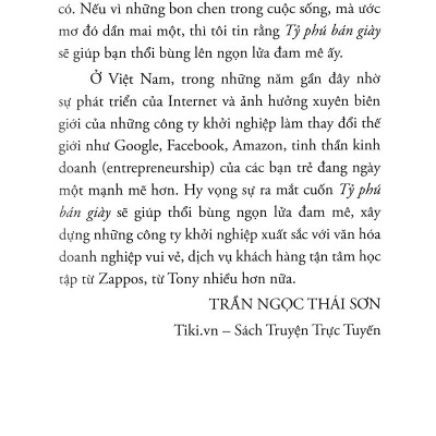 Tỷ Phú Bán Giày (Tái Bản)