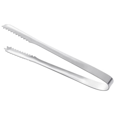 Kẹp Inox Gắp Thức Ăn Nhà Bếp 25 CM Dụng Cụ Gắp Đá, Cây Gắp Đồ Nóng Răng Cưa Đa Năng Tiện Lợi
