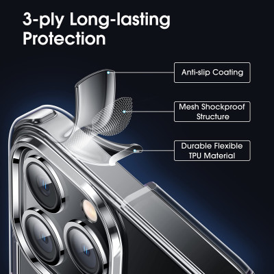 Ốp Lưng trong suốt TPU MIPOW SOFT TRANSPARENT CASE cho iPhone 16/ iphone 17 Series dẻo, chống ố vàng_ Hàng chính hãng