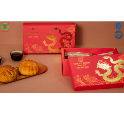Hộp Bánh Trung Thu 2 bánh 1 trứng 150g - Combo Super A1 - Thành Long (300g) - VIỆT NAM