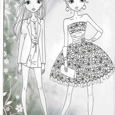 Dán Hình Và Tô Màu - Fashion Nhà Thiết Kế Thời Trang 3