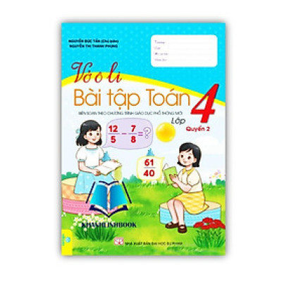 Sách - Vở Ô Li Bài Tập Toán 4 - tập 2 (Biên Soạn theo CT GDPT mới)