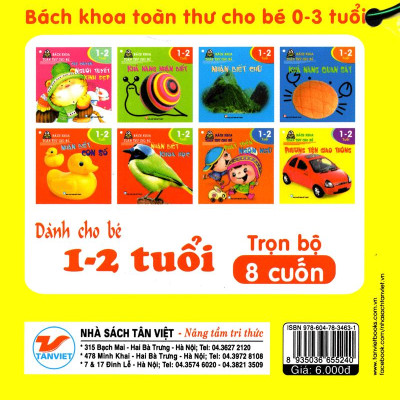 Bách Khoa Toàn Thư Cho Bé 1 - 2 Tuổi (Bộ 8 Cuốn)