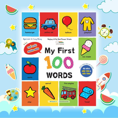 Sách - My First - 600 Từ Vựng Đầu Đời Cho Bé - Combo 6 Cuốn - Megabook