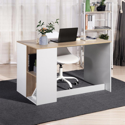 Bàn vi tính nhỏ bằng gỗ công nghiệp SMLIFE Deepak