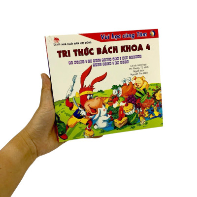 Vui Học Cùng Tôm - Tri Thức Bách Khoa 4 - Tự Nhiên - Vũ Trụ - Thiên Văn - Môi Trường - Thực Phẩm - Đồ Dùng (Tái Bản 2020)