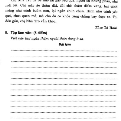 Đề Kiểm Tra Định Kỳ Tiếng Việt - Toán- Khoa Học- Lịch Sử -Địa Lí 4 - Tập 1