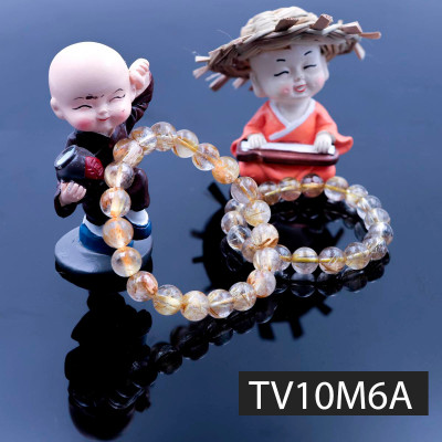 Vòng thạch anh tóc vàng by Anqlo Lusso 10mm-6A