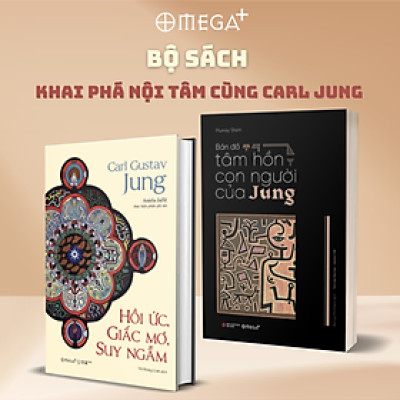 (Tặng Kèm Bookmark, Hình Ủi Vải, Hình Dán) Bộ Sách Kinh Điển Khai Phá Nội Tâm Cùng Carl Jung: Bản Đồ Tâm Hồn Con Người Của Jung (Bìa Mềm) + Hồi Ức, Giấc Mơ, Suy Ngẫm (Bìa Cứng) - Omega Plus