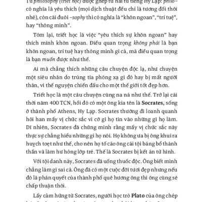Triết Học Kỳ Thú Dành Cho Tuổi Mới Lớn - TRE