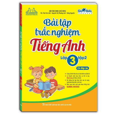 Sách - Global Success - Bài Tập Trắc Nghiệm Tiếng Anh Lớp 3 - Có Đáp Án - Combo 2 Tập - Minh Thắng