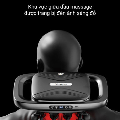 [Tặng củ sạc + cáp sạc] Máy Massage Toàn Thân Cầm Tay , Máy Mát Xa Đấm Lưng, Chân, Tay, Vai, Cổ 20 Đầu GDV S3C-20C - Hàng Chính Hãng