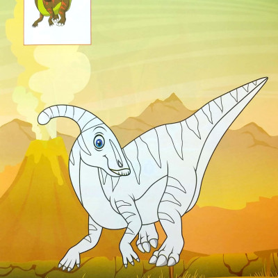 Tô Màu Thế Giới Khủng Long Dinosaurs 1