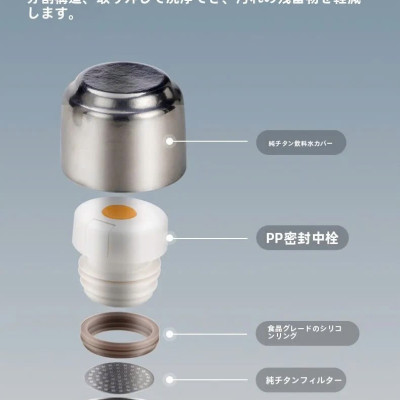 Bình giữ nhiệt Titanium Keith Ti3107 430ml