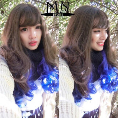 Tóc giả cosplay nhật bản cao cấp- tặng lưới chùm tóc