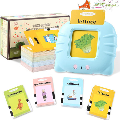 Máy đọc thẻ FLASHCARD từ vựng Tiếng Anh 112 thẻ 224 từ cho bé phát triển ngôn ngữ - Đồ chơi thông minh cho bé