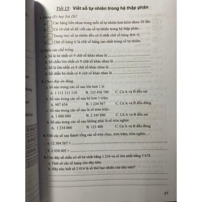 Sách - Bài tập hay và khó Toán 4 (tập 1+2)HA-MK