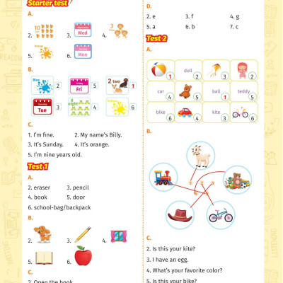 Super Test - Đề Kiểm Tra Nhanh Tiếng Anh Cho Học Sinh Lớp 2