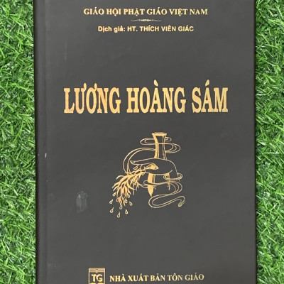 Sách combo 2 quyển: Combo Kinh lương hoàng xám (bìa da) + Kinh diệu pháp liên hoa (bìa da)
