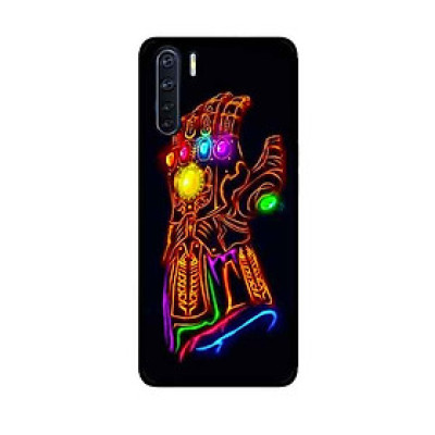 Ốp Lưng in cho Oppo A91 Mẫu Găng Tay Vô Cực - Hàng Chính Hãng