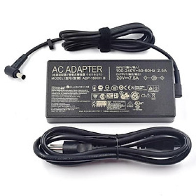 Sạc dành cho Laptop Asus G531GT-BQ012T FX505DT ADP-150CH B 20V 7.5A 150W hàng nhập khẩu.
