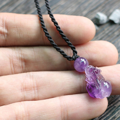 Tỳ Hưu Thạch Anh Tím Ngọc Quý Gemstones MD26