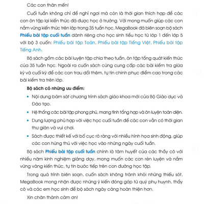 Phiếu Bài Tập Cuối Tuần Tiếng Việt 2 (35 Tuần Học) (MEGA)