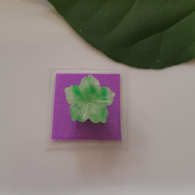 Mặt dây chuyền Mới Đẹp Bông Mai Trắng Xanh Lý nhẹ bóng đều đẹp đá cẩm thạch thiên nhiên ạ Size 14mm x dầy 3mm Đá Ngọc cẩm thạch tự nhiên Nữ bọc vàng làm mặt dây chuyền, mặt nhẫn đeo đẹp ạ