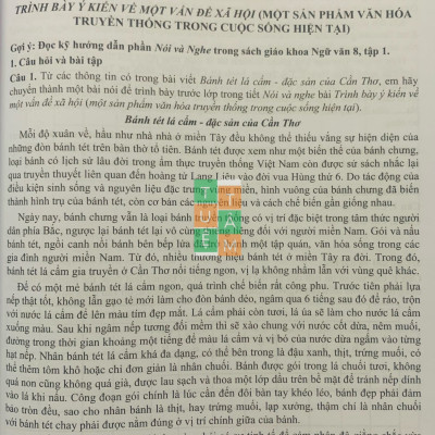Sách - Bài tập phát triển năng lực Ngữ Văn 8 (Kết nối tri thức với cuộc sống)