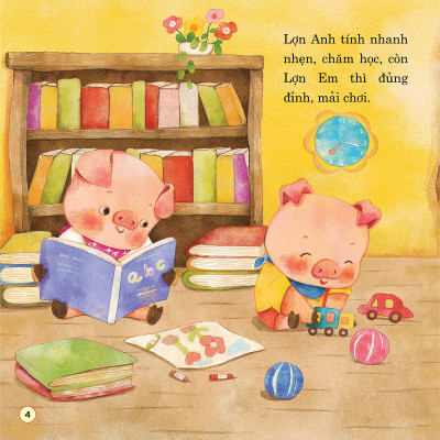 Lợn Em Mải Chơi - Bộ Sách Bồi Dưỡng Nhân Cách Và Tâm Hồn Trẻ - Từ 0-3 Tuổi