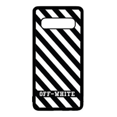 Ốp lưng điện thoại dành cho Samsung S10  Sọc Trắng Đen