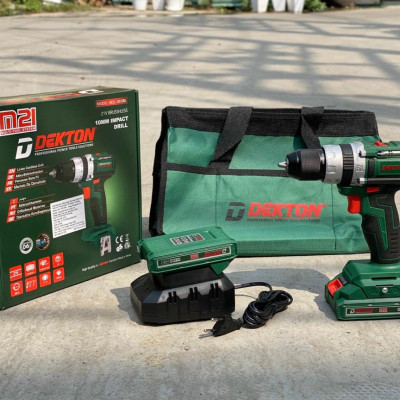 MÁY KHOAN DÙNG PIN 21V DEKTON M21-ID10BL- HÀNG CHÍNH HÃNG
