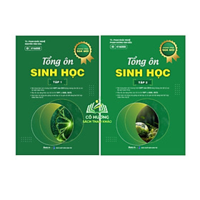 Sách - Combo 2 cuốn Tổng Ôn Sinh Học (Moon)