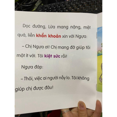 Truyện chữ to cho bé : Tập đánh vần tập đọc 6