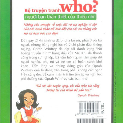 Chuyện Kể Về Danh Nhân Thế Giới - Oprah Winfrey (Tái Bản)