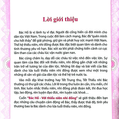 Sách - Bác Hồ Với Thiếu Niên Nhi Đồng