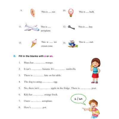 Bài Tập Bổ Trợ Ngữ Pháp Tiếng Anh - Lớp 1