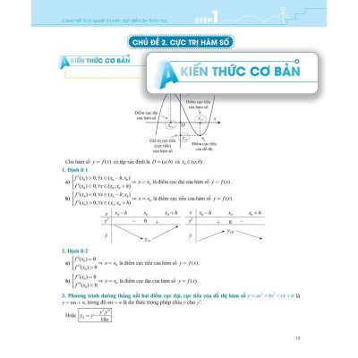 Sách - 3 STEP Khối D7 - Tiết Lộ Bí Quyết 3 Bước Đạt Điểm 8+ - Toán Học + Hóa Học + Tiếng Anh - Combo 3 Cuốn - Megabook