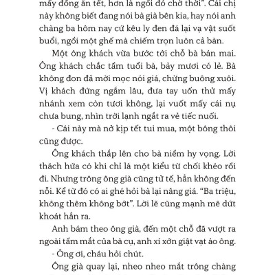 Bán Một Cành Mai Ăn Tết