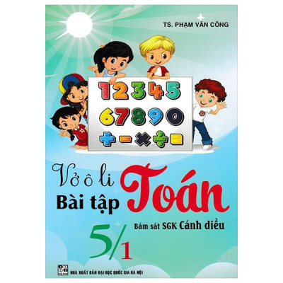 Sách - Vở Ô Li Bài Tập Toán 5/1 (Bám Sát SGK Cánh Diều)