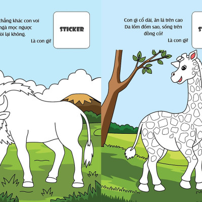 Bé Tô Màu - Khám Phá Châu Phi Hoang Dã