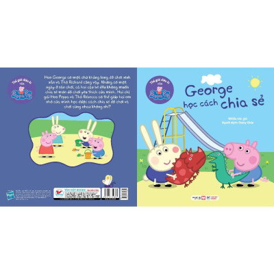 Sách - Truyện Tranh Thế Giới Diệu Kì Của Peppa Pig - George Học Cách Chia Sẻ - Tân Việt Books
