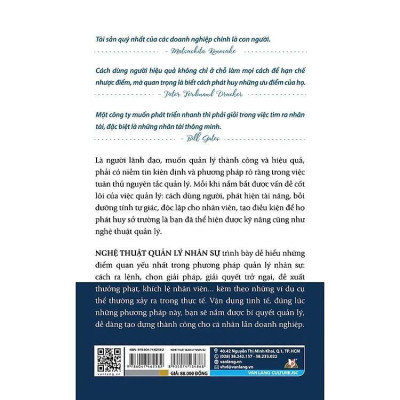 Sách - Nghệ Thuật Quản Lý Nhân Sự - Lê Tiến Thành - VanLangBooks