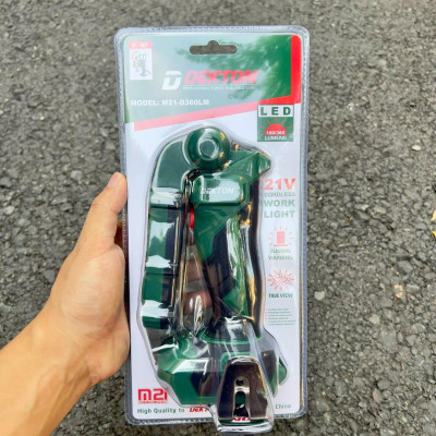 Đèn làm việc không dây dùng pin 21V DEKTON M21 - D360LM -HÀNG CHÍNH HÃNG