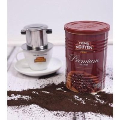 Cà Phê Rang Xay Pha Phin Premium Blend Trung Nguyên Legend - Lon 425gr (Vị đậm, thơm lâu, cafein thấp)