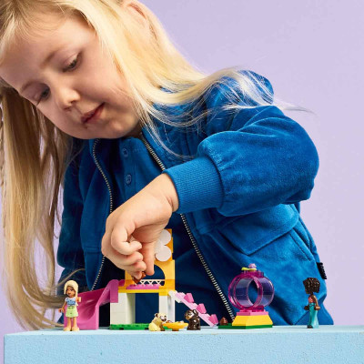LEGO FRIENDS 42665 Đồ Chơi Lắp Ráp Khu Vui Chơi Cún Con (66 chi tiết)